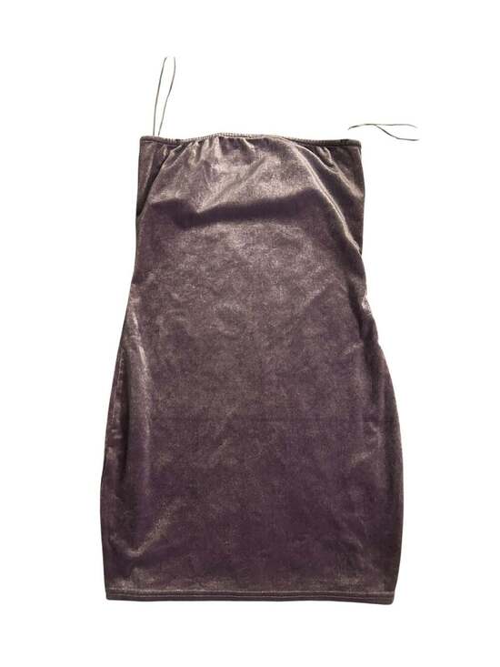 Urban Outfitters Dresses & Skirts - Urban Outfitters Purple Velvet Shimmer Strapless Bodycon Mini Dress